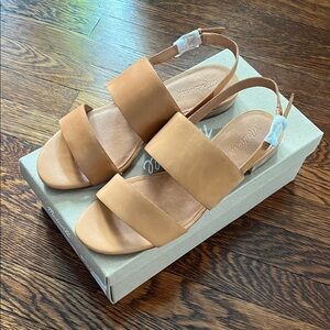 MADEWELL Tan Leather Sandals NWT 10